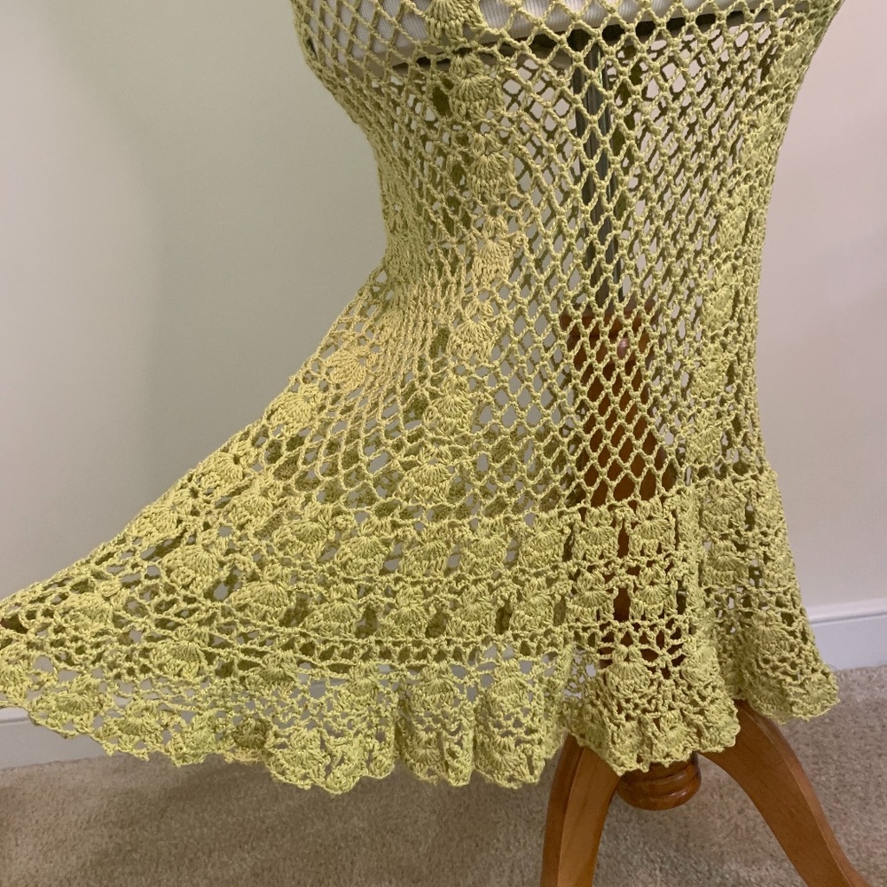 Handmade beautiful  crochet dress - Picture 5 of 8